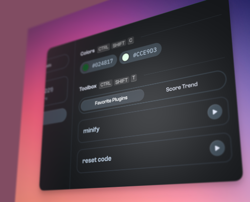 Toolbox's favourite plugins tab